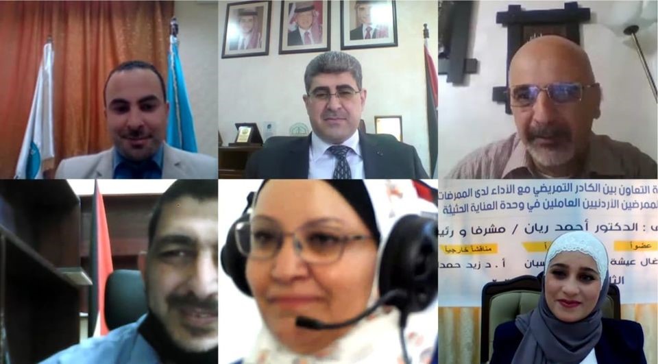 مناقشه رساله ماجستير في تخصص أداره التمريض 